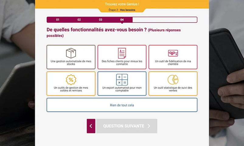 La Poste — wizard d'onboarding