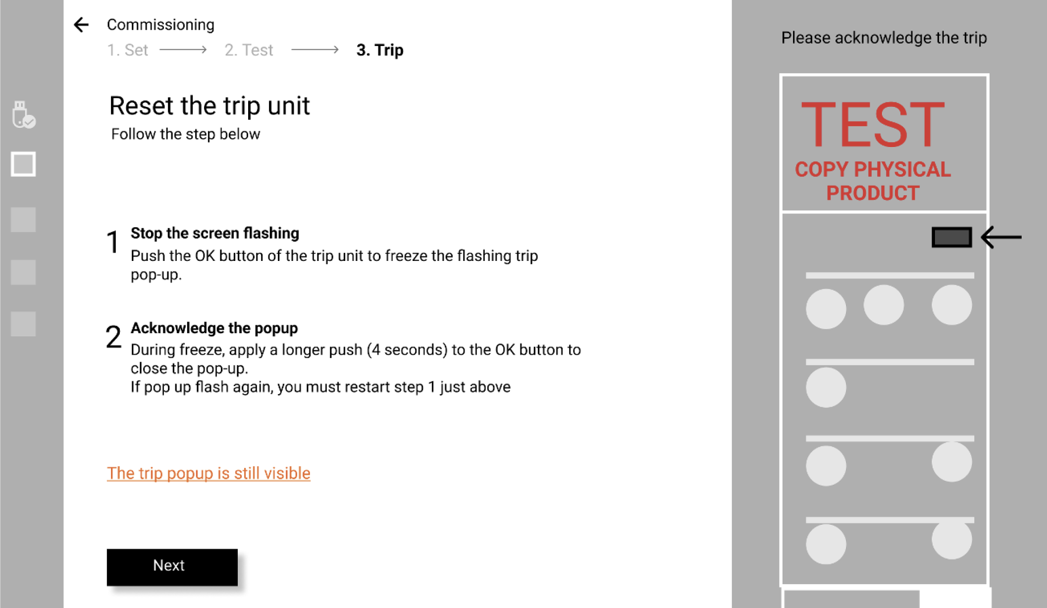 Hager Power Setup — UX