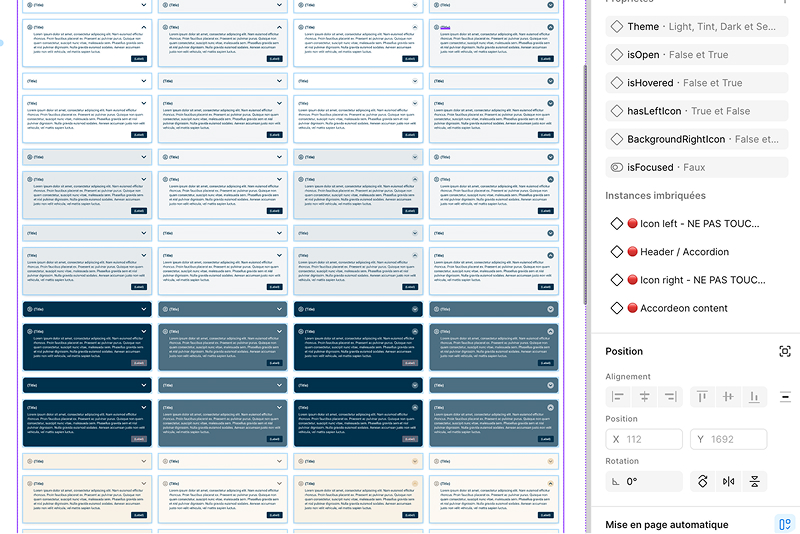 PRO BTP — composant accordion